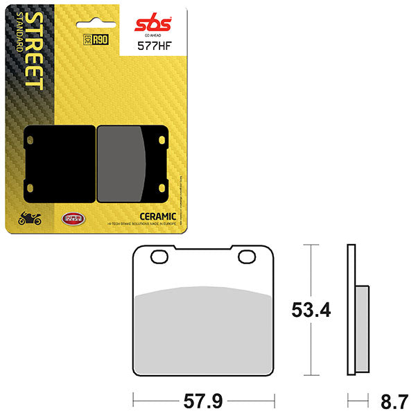 SBS ATV/UTV CERAMIC BRAKE PAD (6190577100)