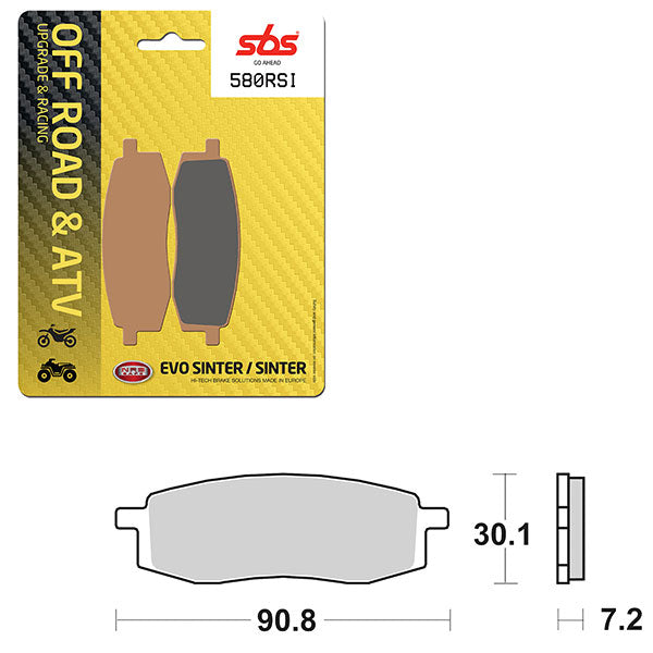 SBS EVO SINTER BRAKE PAD (6280580100)