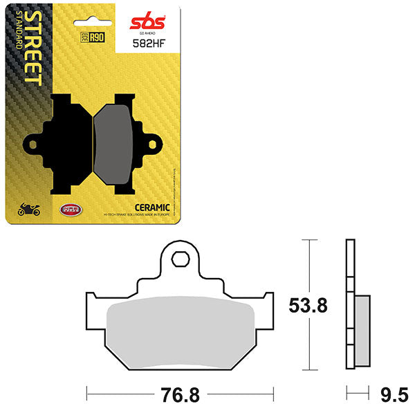 SBS ATV/UTV CERAMIC BRAKE PAD (6190582100)