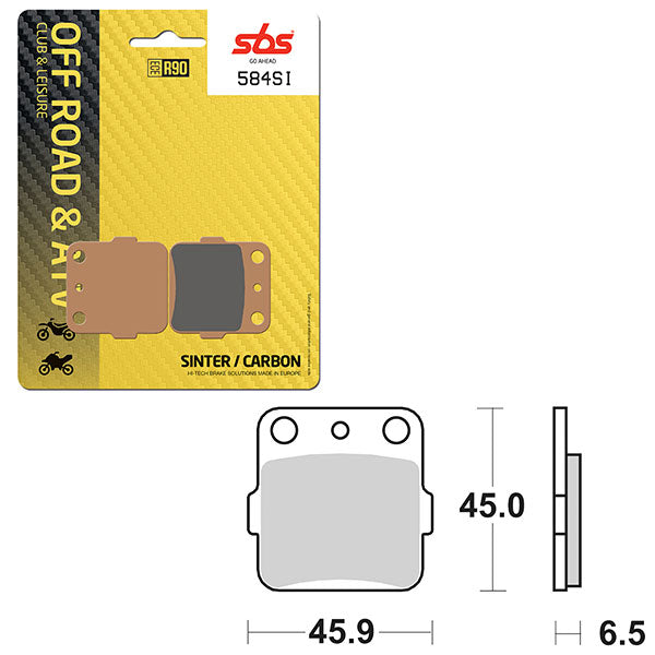 SBS ATV/UTV SINTER BRAKE PAD (6240584100)