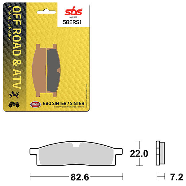 SBS EVO SINTER BRAKE PAD (6280589100)