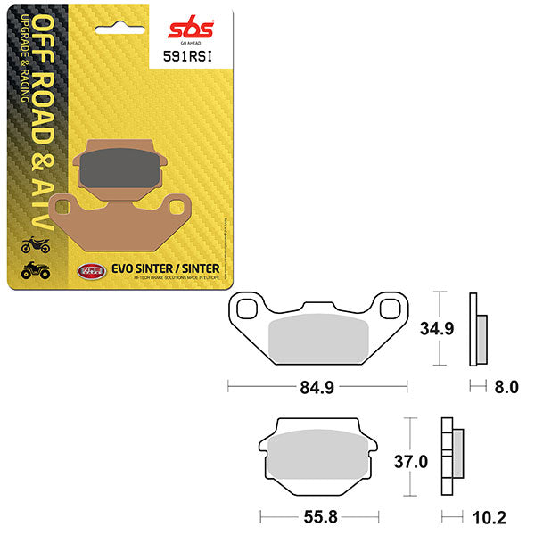 SBS EVO SINTER BRAKE PAD (6280591100)