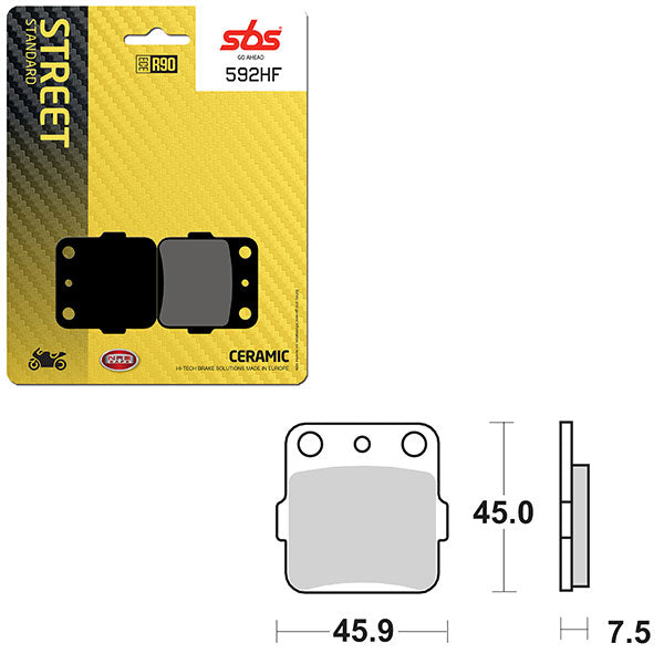 SBS ATV/UTV CERAMIC BRAKE PAD (6190592100)