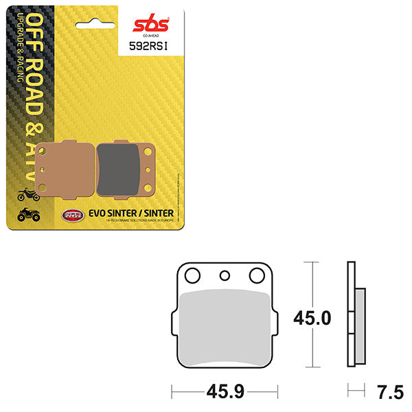 SBS EVO SINTER BRAKE PAD (6280592100)