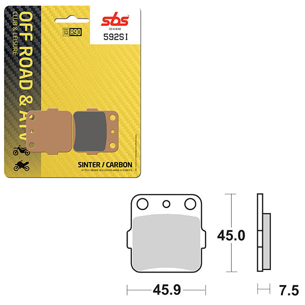 SBS ATV/UTV SINTER BRAKE PAD (6240592100)