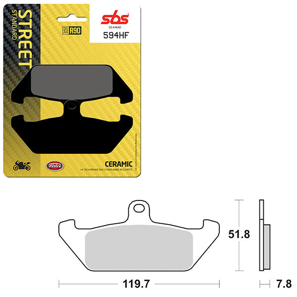 SBS ATV/UTV CERAMIC BRAKE PAD (6190594100)