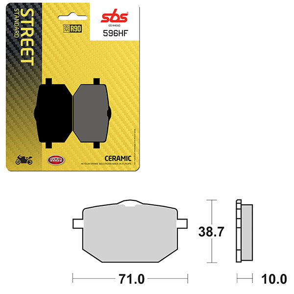 SBS ATV/UTV CERAMIC BRAKE PAD (6190596100)
