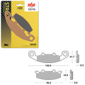Plaquettes de frein frittées SBS Performance HS (6250597100)