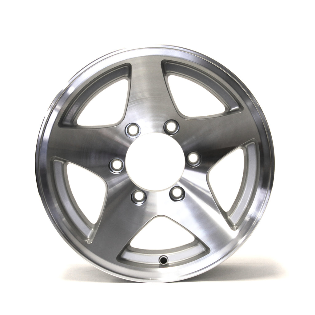 Jante 15" x 6" 6 trous 2830 lbs aluminium Five Star - RecreaShop