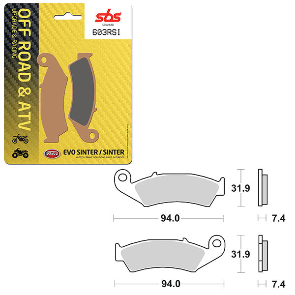 SBS EVO SINTER BRAKE PAD (6280603100)