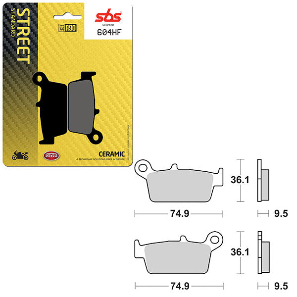 SBS ATV/UTV CERAMIC BRAKE PAD (6190604100)