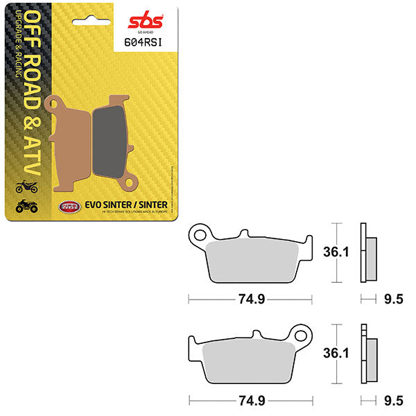 SBS EVO SINTER BRAKE PAD (6280604100)