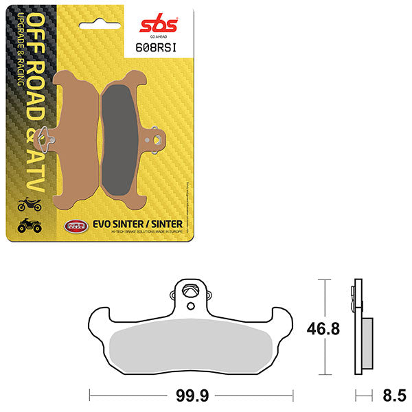 SBS EVO SINTER BRAKE PAD (6280608100)