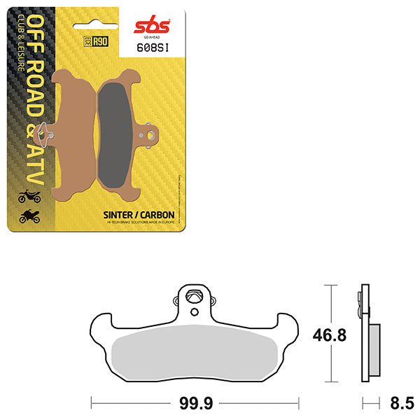 SBS ATV/UTV SINTER BRAKE PAD (6240608100)