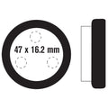Plaquette de frein semi-métallique Rock Hard (AT-05457)