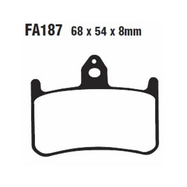 ROCK HARD SEMI-METALLIC BRAKE PAD (MC-05674F)