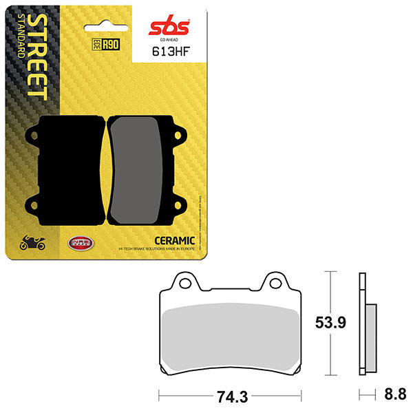 SBS ATV/UTV CERAMIC BRAKE PAD (6190613100)
