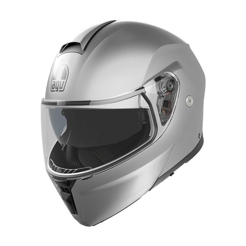 AGV Casque modulaire Streetmodular Mono Argent mat - RecreaShop