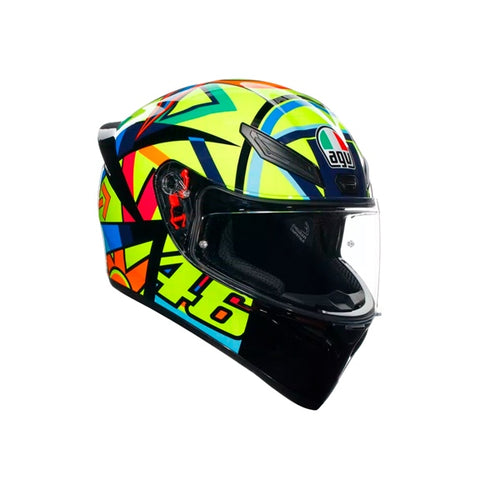 AGV Casque intégral K1 S Soleluna 2017 - Été Jaune, Vert, Bleu, Noir - RecreaShop