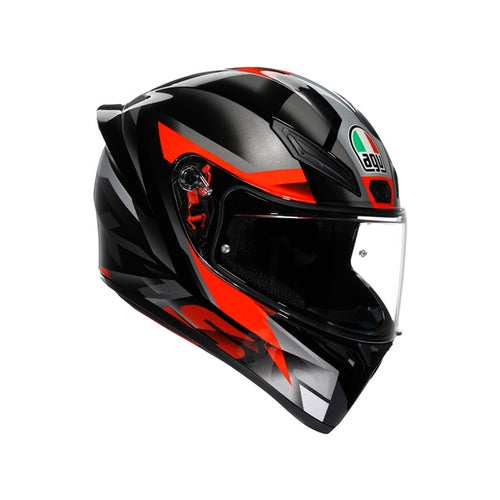 AGV Casque intégral K1 S Fastlap - Été Noir, Gris, Rouge - RecreaShop