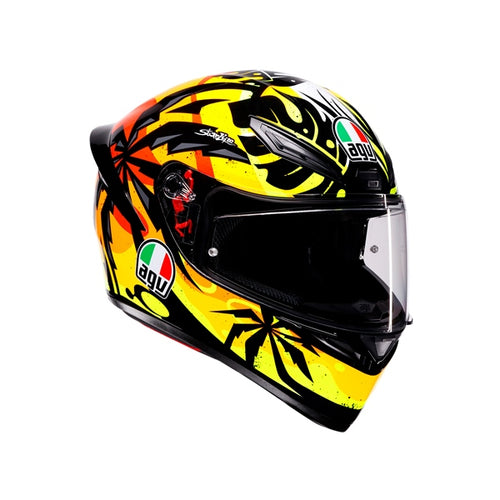 AGV Casque intégral K1 S Tropicrush - Été Noir, Orange - RecreaShop