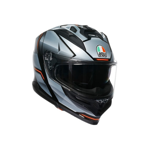 AGV Casque intégral K7 Jaeger - Été Noir, Argent - RecreaShop