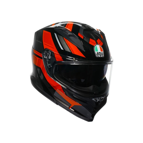 AGV Casque intégral K7 Taurax - Été Noir, Rouge - RecreaShop