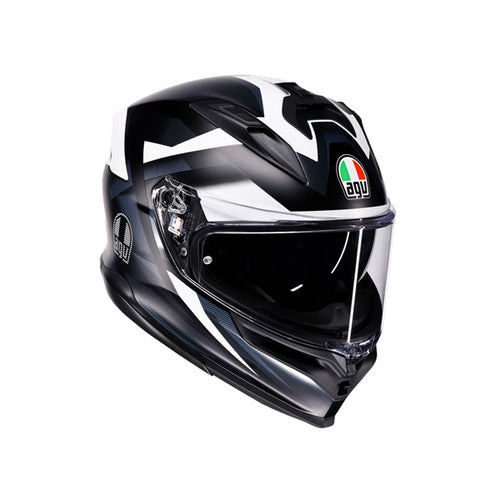 AGV Casque intégral K7 Glimpse - Été Noir mat, Blanc - RecreaShop