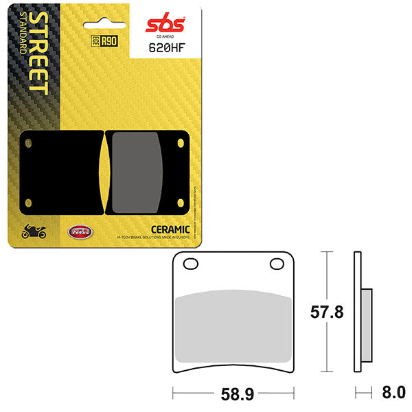 SBS ATV/UTV CERAMIC BRAKE PAD (6190620100)