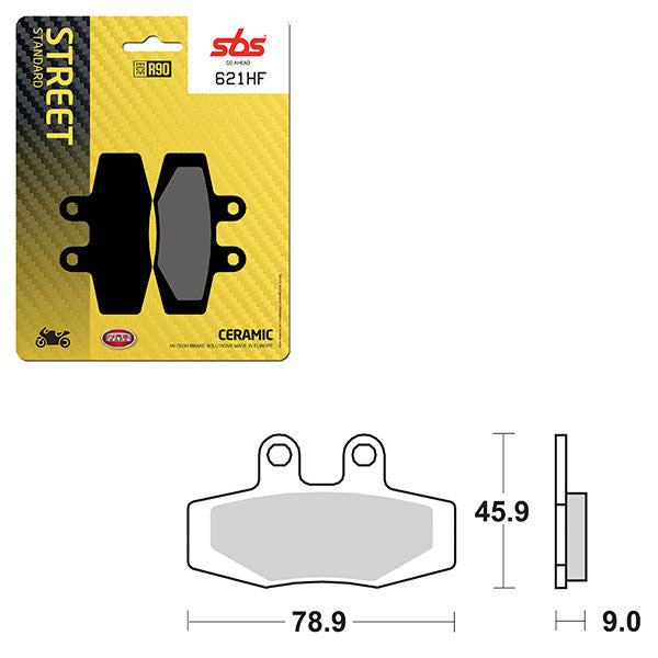 SBS ATV/UTV CERAMIC BRAKE PAD (6190621100)