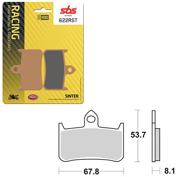 SBS ROAD RACING & TRACKDAYS SINTER BRAKE PAD (6470622100)