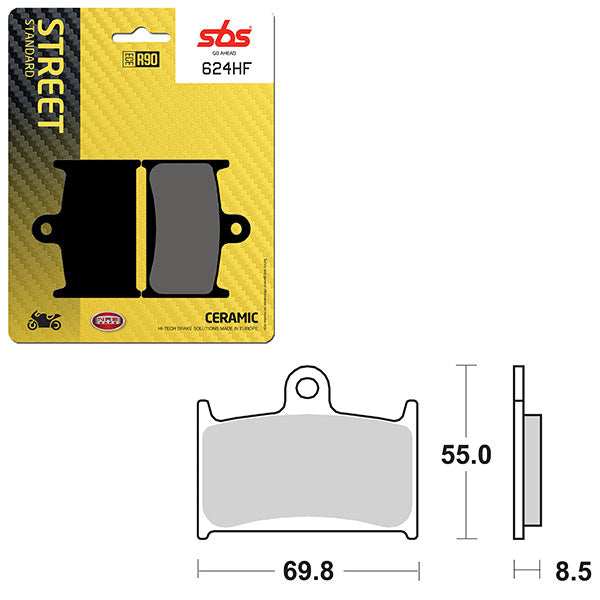 SBS ATV/UTV CERAMIC BRAKE PAD (6190624100)