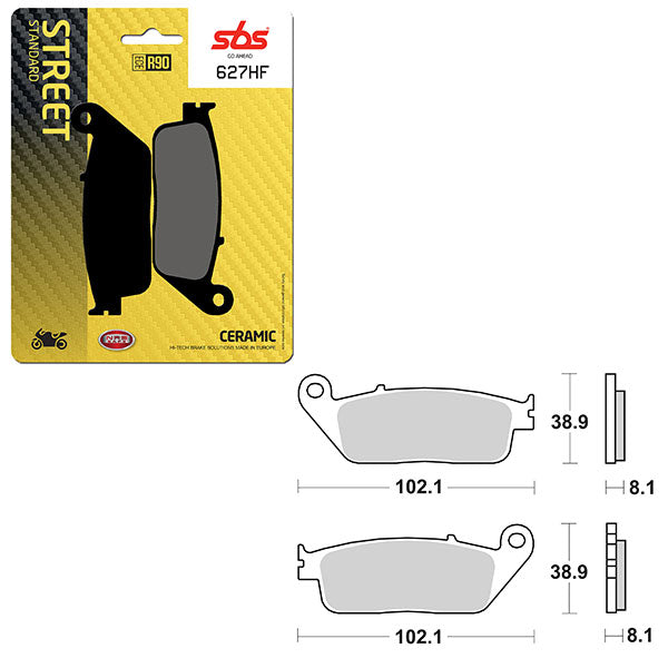 SBS ATV/UTV CERAMIC BRAKE PAD (6190627100)