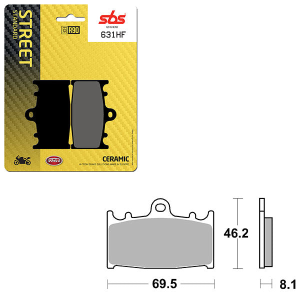 SBS ATV/UTV CERAMIC BRAKE PAD (6190631100)