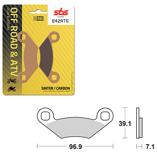 SBS SINTER BRAKE PAD (6460642100)
