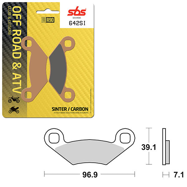 SBS ATV/UTV SINTER BRAKE PAD (6240642100)