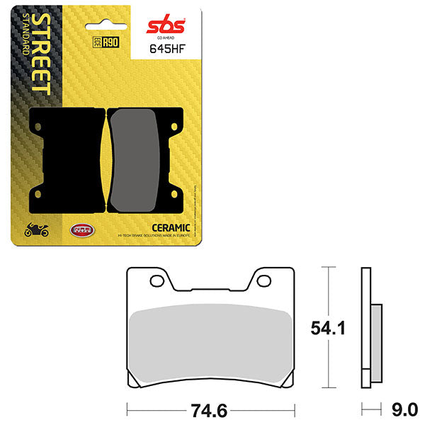 SBS ATV/UTV CERAMIC BRAKE PAD (6190645100)