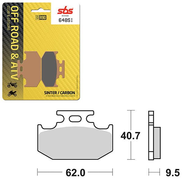 SBS ATV/UTV SINTER BRAKE PAD (6240648100)