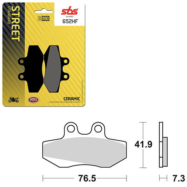 SBS ATV/UTV CERAMIC BRAKE PAD (6190652100)