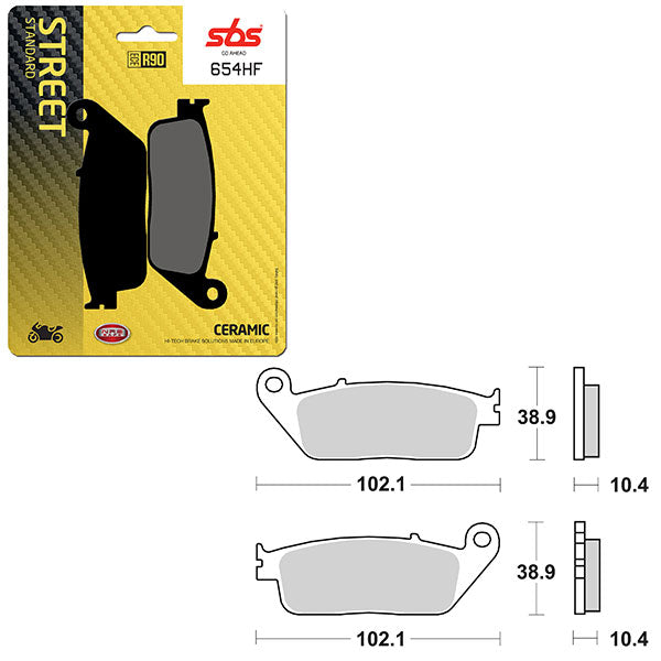 SBS ATV/UTV CERAMIC BRAKE PAD (6190654100)
