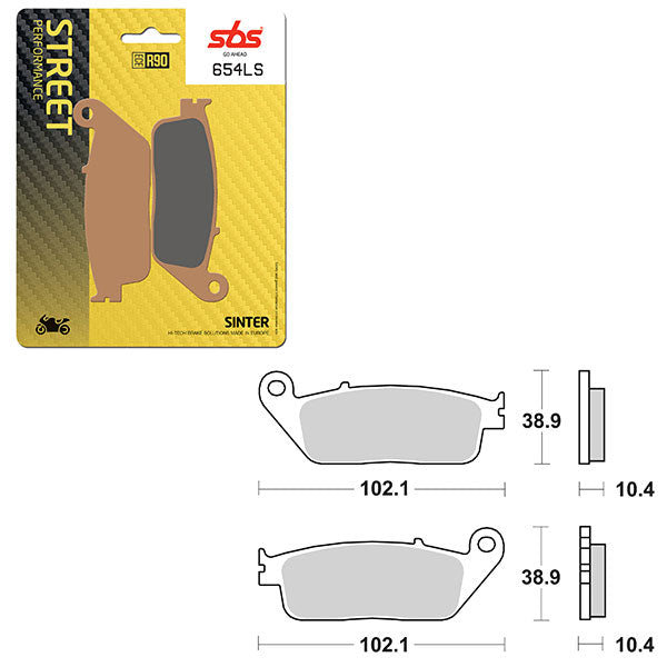 SBS PERFORMANCE LS SINTER BRAKE PAD (6260654100)