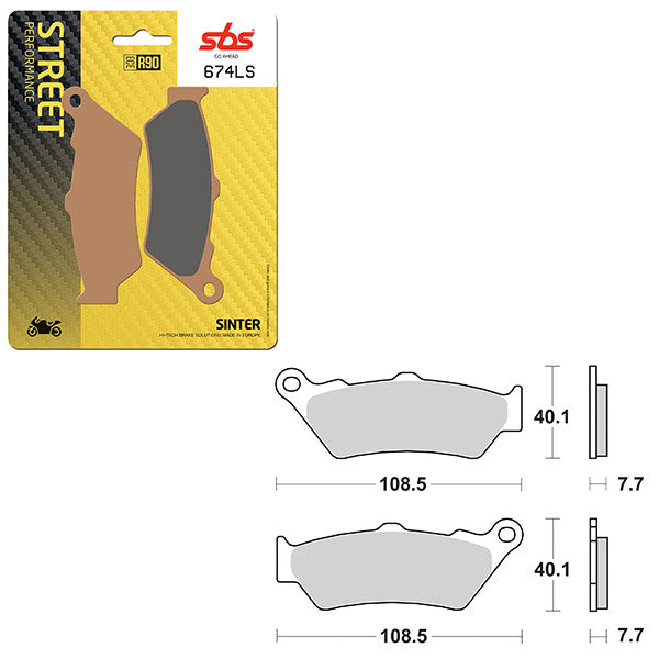 SBS PERFORMANCE LS SINTER BRAKE PAD (6260674100)