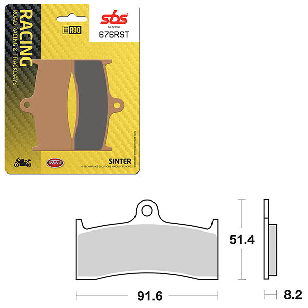 SBS ROAD RACING & TRACKDAYS SINTER BRAKE PAD (6470676100)