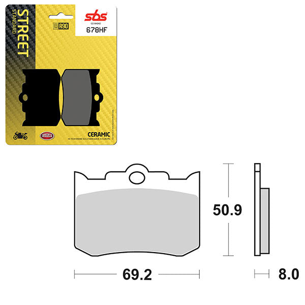 SBS ATV/UTV CERAMIC BRAKE PAD (6190678100)