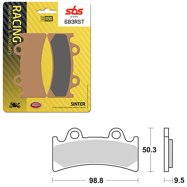 SBS ROAD RACING & TRACKDAYS SINTER BRAKE PAD (6470683100)