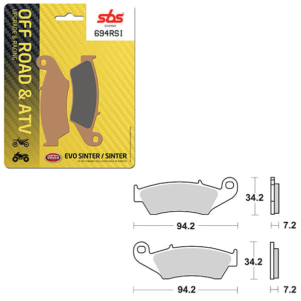 SBS EVO SINTER BRAKE PAD (6280694100)