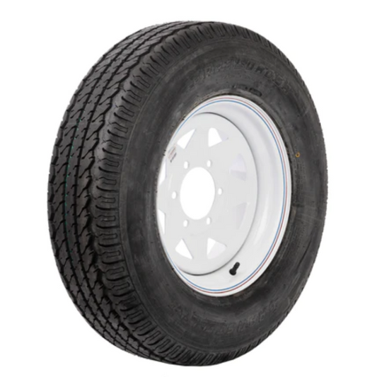 P/J 225/75R15 8 PLIS 6 TROUS BLANC