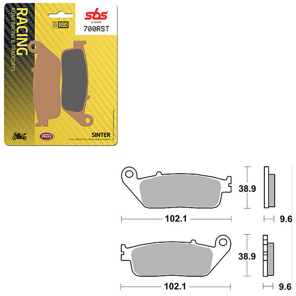 SBS ROAD RACING & TRACKDAYS SINTER BRAKE PAD (6470700100)