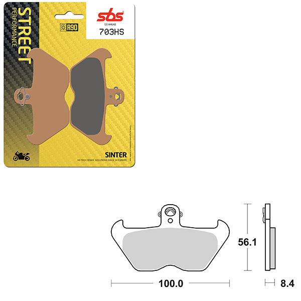 SBS PERFORMANCE HS SINTER BRAKE PAD (6250703100)