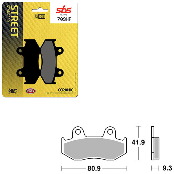 SBS ATV/UTV CERAMIC BRAKE PAD (6190709100)